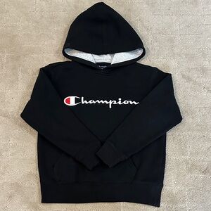 Champion boys Black Pullover Hoodie size small